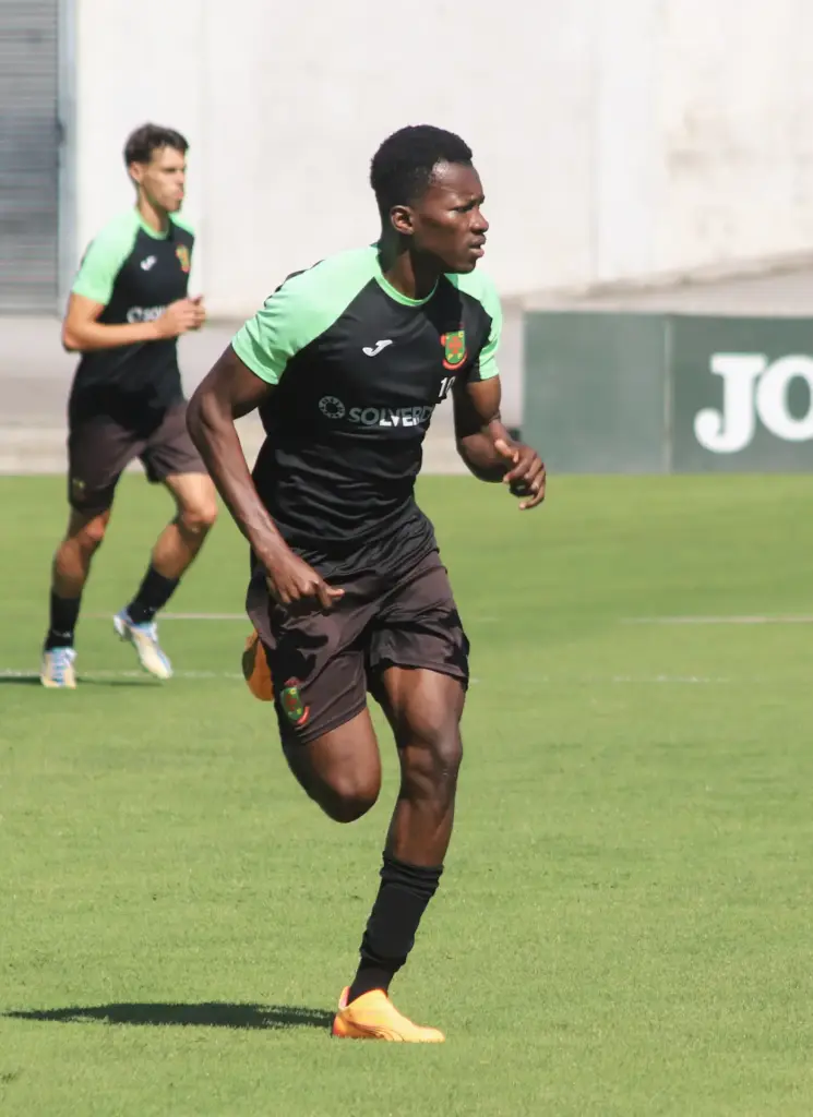 joffrey num treino do paços