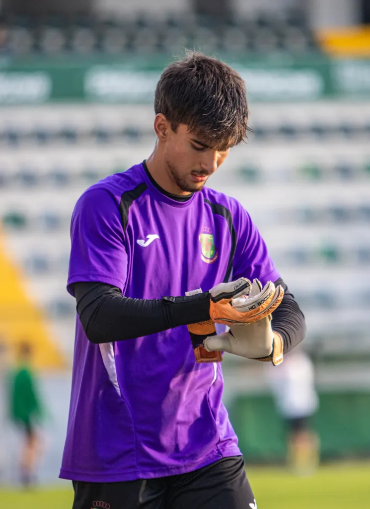 Martim Silva, guarda-redes do FC Paços de Ferreira.