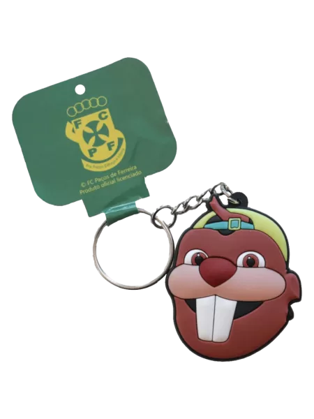 porta chaves castor em borracha