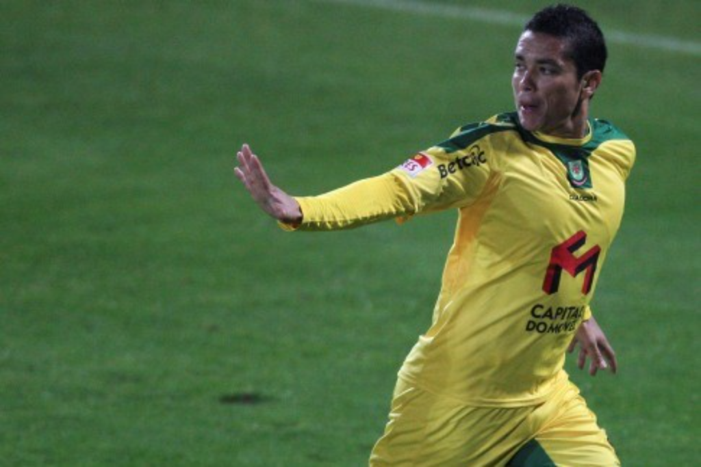 William durante um jogo do FC Paços de Ferreira.