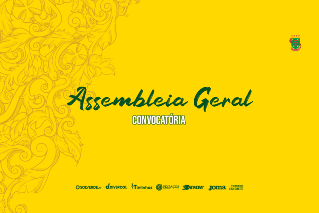 Convocatória para a Assembleia Geral do FC Paços de Ferreira.