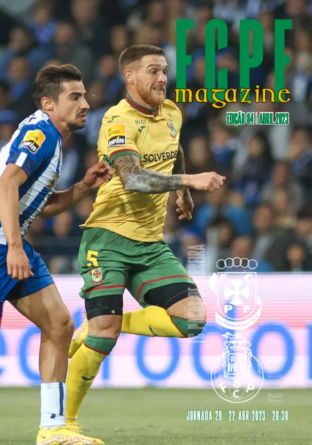 capa revista numero 84 com antunes na capa frente ao porto