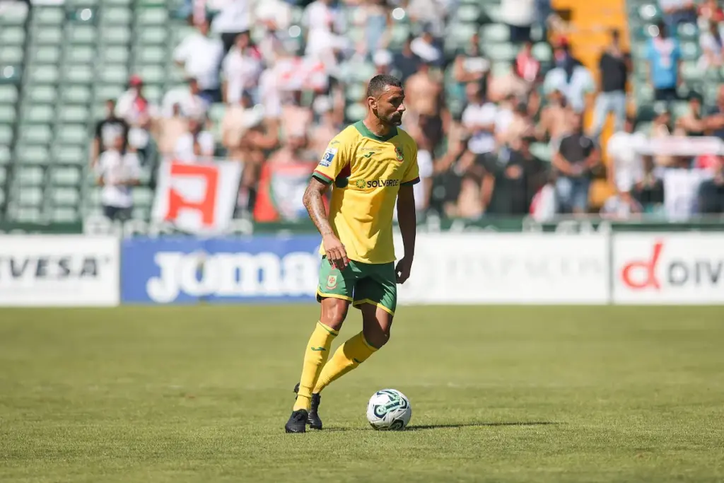 Marcos Paulo ao serviço do FC Paços de Ferreira.