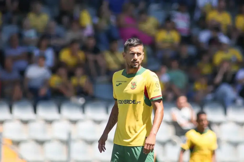 Rui Fonte ao serviço do FC Paços de Ferreira.