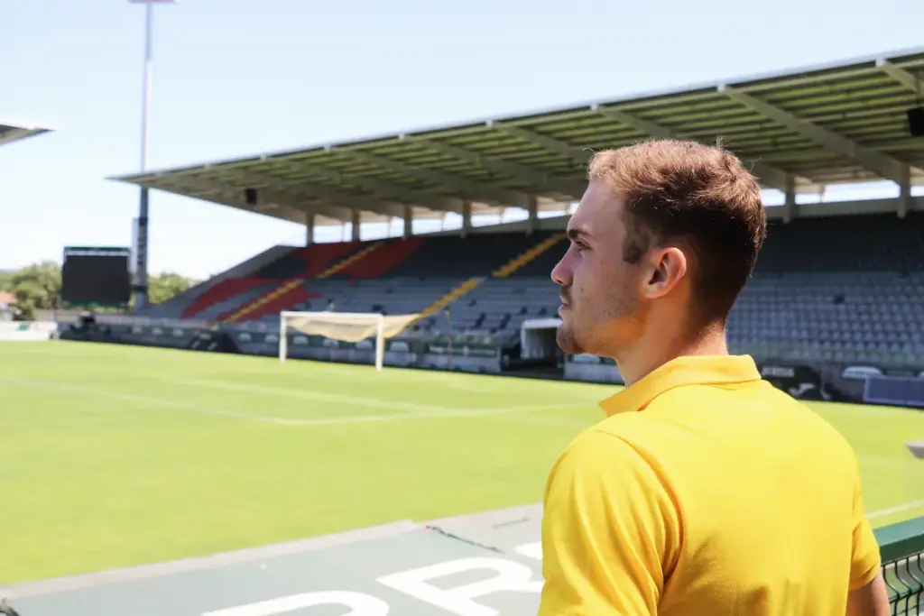 João Caiado no Estádio Capital do Móvel.