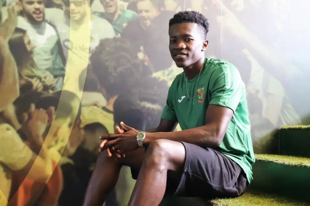 Joffrey Bazié, novo reforço do FC Paços de Ferreira para a temporada 2024/2025.