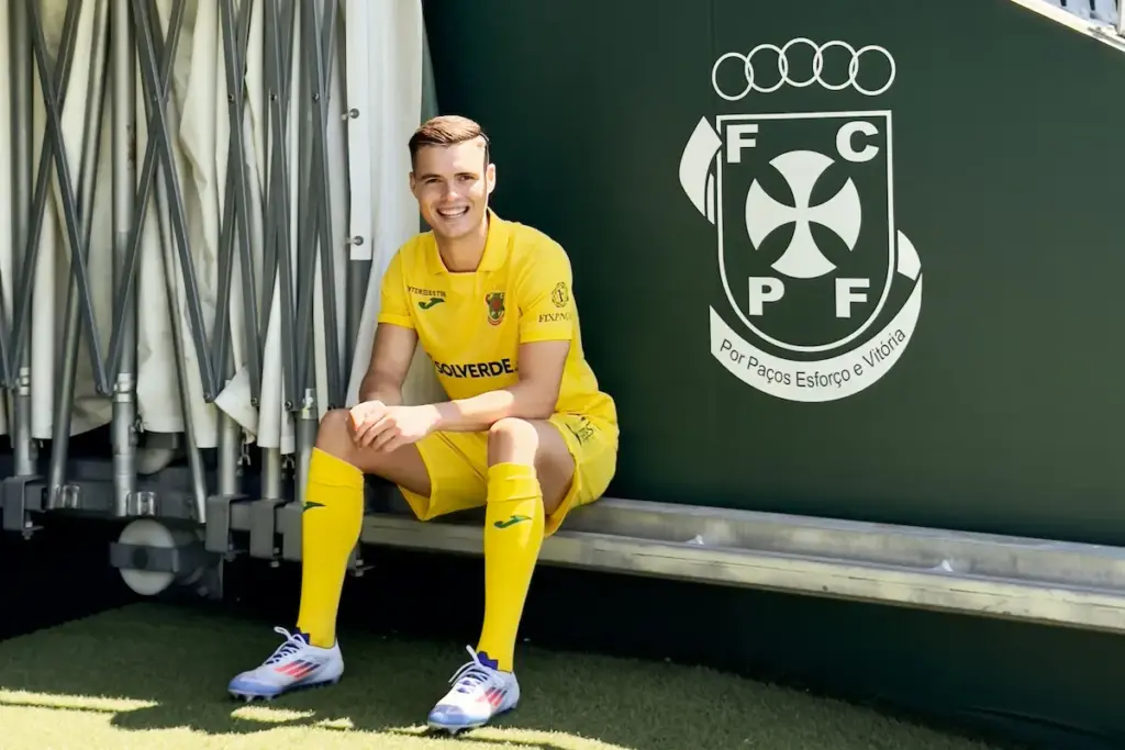 Gonçalo Cardoso, novo reforço do FC Paços de Ferreira.