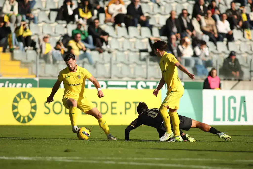 Pavlic durante o jogo do FC Paços de Ferreira com o Portimonense SC, para a 13ª jornada da Liga Portugal Meu Super.