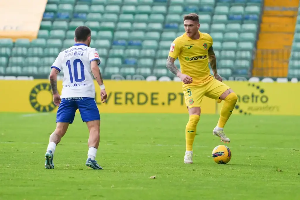 Antunes durante o jogo do FC Paços de Ferreira com o CD Feirense, para a 22ª jornada da Liga Portugal Meu Super.
