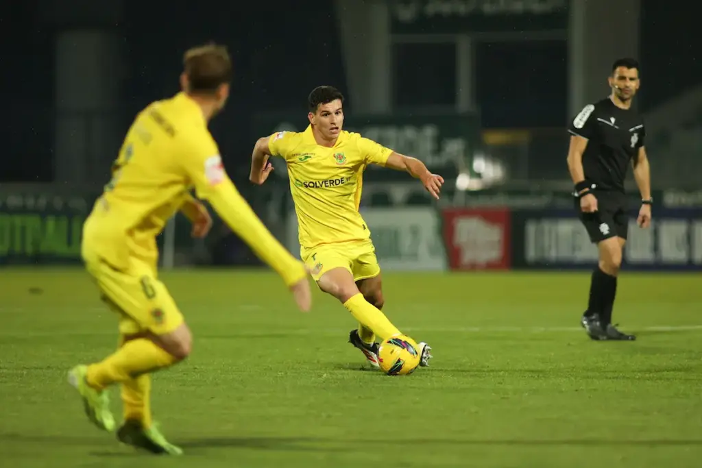 Gonçalo Nogueira durante o jogo do FC Paços de Ferreira com a UD Oliveirense, da 24.ª jornada da Liga Portugal Meu Super.
