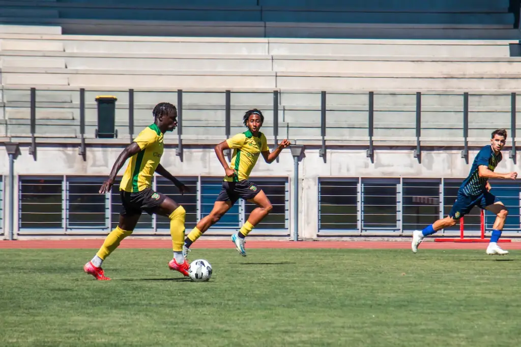 Nito Gomes durante o jogo do FC Paços de Ferreira com o O Elvas CAD.
