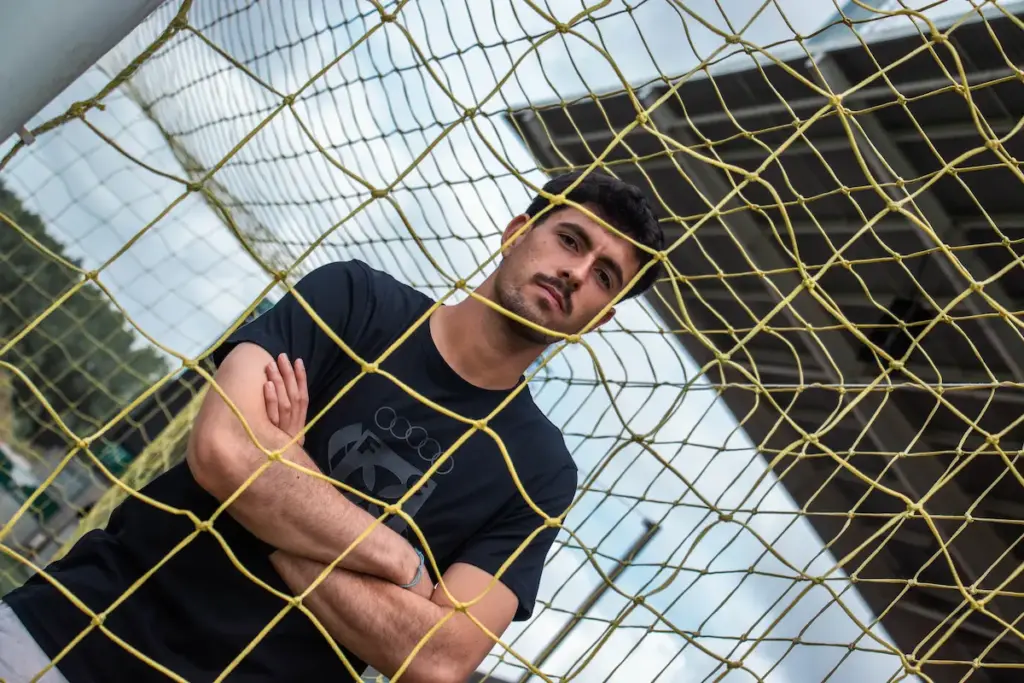 Rafa Oliveira, novo reforço do FC Paços de Ferreira, no Estádio Capital do Móvel.