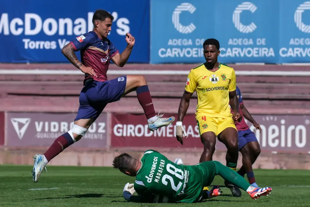 Marafona durante o jogo do FC Paços de Ferreira com o SCU Torreense, na quinta jornada da Liga Portugal Meu Super 2025/2026.