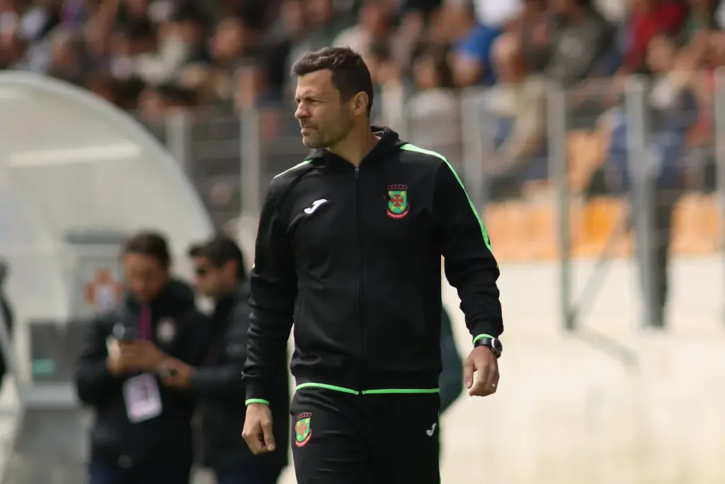 Filipe Cândido durante um jogo do FC Paços de Ferreira.
