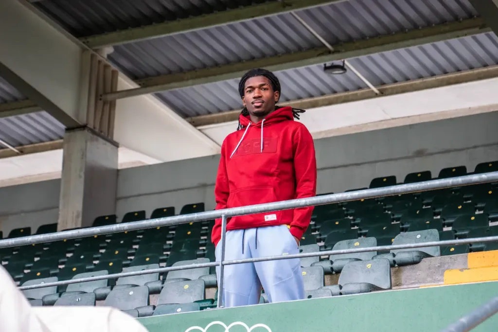 David Costa, novo reforço do FC Paços de Ferreira, no Estádio Capital do Móvel.