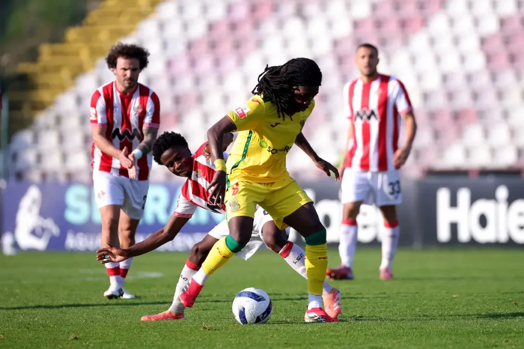 David Costa no jogo entre FC Paços de Ferreira e Leixões SC, na 27.ª jornada da Liga Portugal Meu Super.