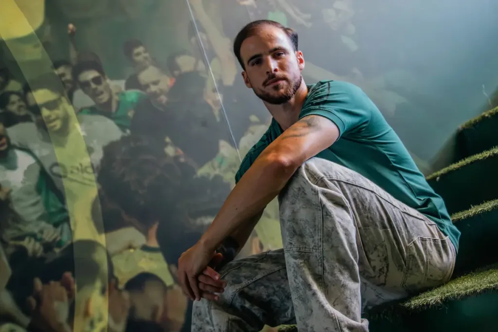 João Sidónio, reforço do FC Paços de Ferreira, no Estádio Capital do Móvel.
