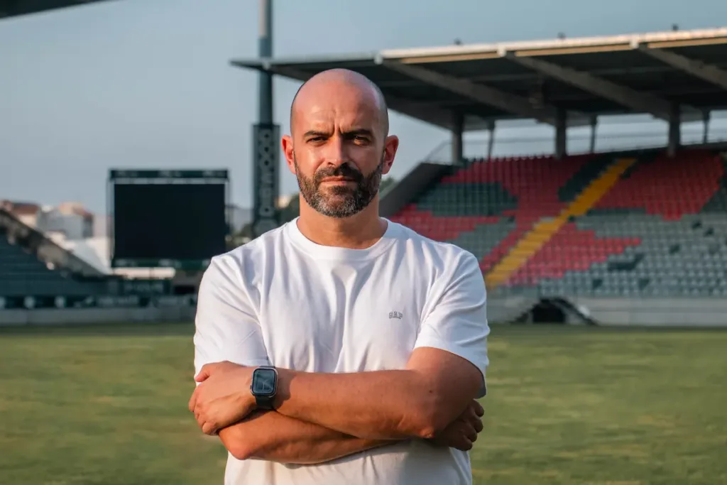 Nuno André Silva, novo treinador do FC Paços de Ferreira, no Estádio Capital do Móvel.