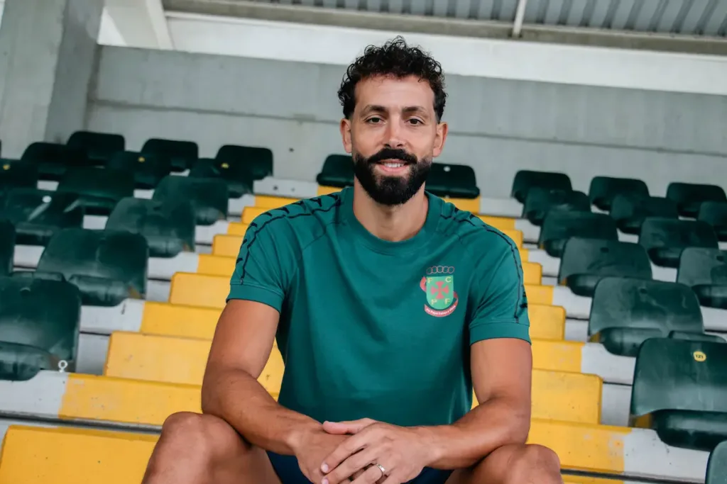 Tiago Mesquita no Estádio Capital do Móvel.
