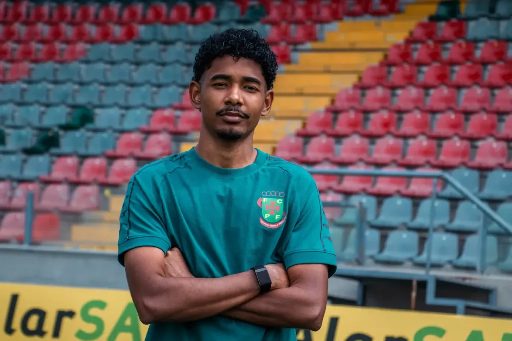 Vitinho no Estádio Capital do Móvel.